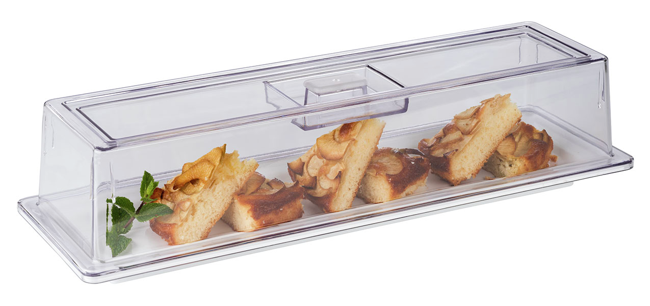 GN 2/4 Abdeckhaube 53 x 16,2 cm, H: 10,5 cm