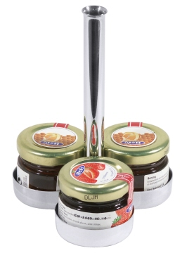 Marmeladenglas-Etagere für 3 Portionen