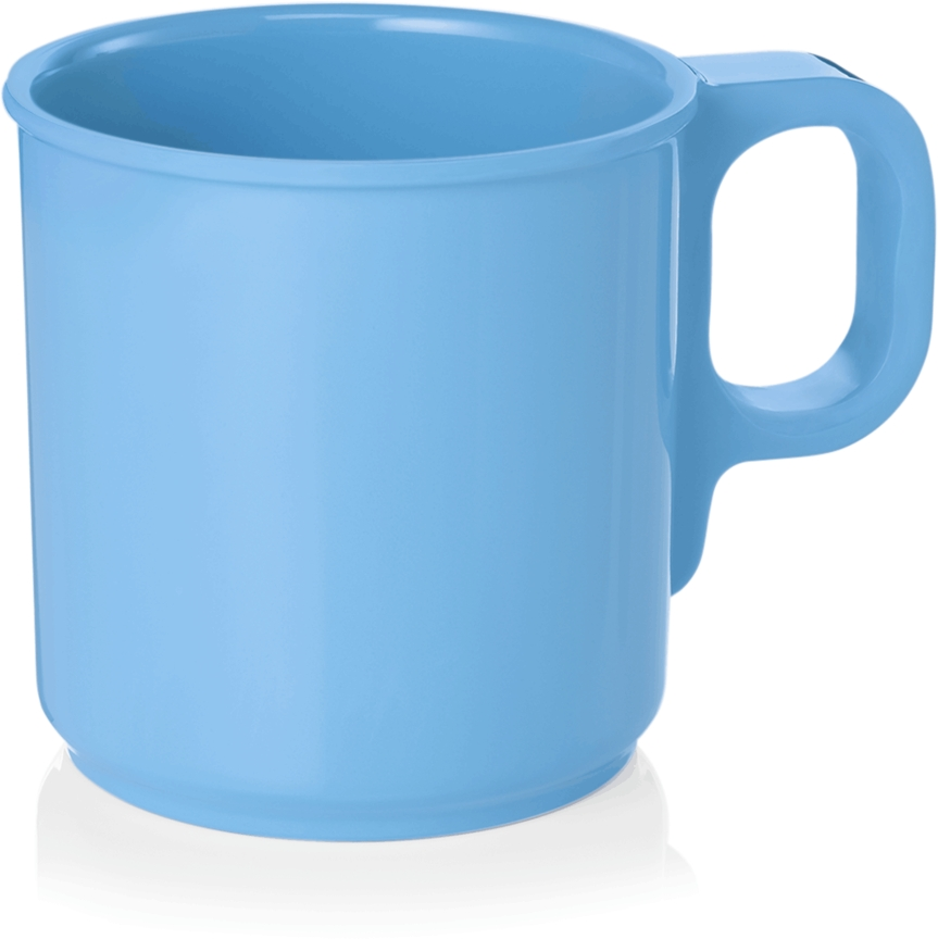 Becher, 0,25 ltr., blau, Melamin