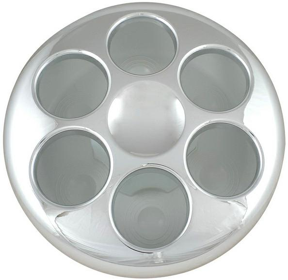 Flaschenkühler "Pure" weiß/chrom - Helios Pure -