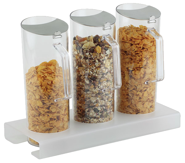 Cerealien-Bar 38 x 17 cm, H: 28,5 cm , Weiß