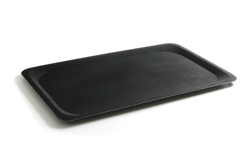 Hendi Serviertablett Euronorm 37x53 cm Fiberglas  schwarz
