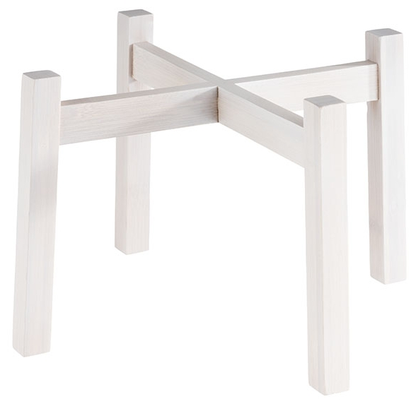Gestell 23 x 23 cm, H: 14 cm , Weiß