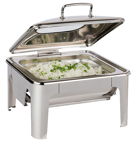 Chafing Dish GN 2/3 42 x 41 cm, H: 30 cm , Edelstahl