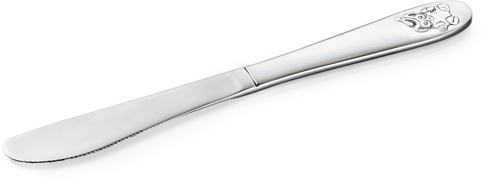 Kindermesser Amelie, Motiv: Bär, Chromstahl