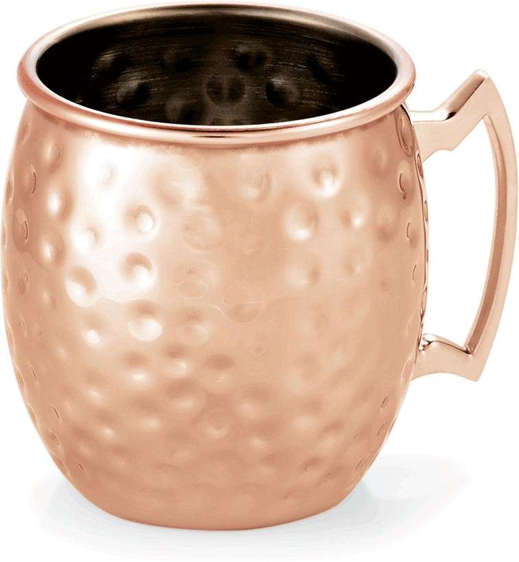 Moscow Mule Becher, 0,414 ltr., gehämmert, Kupferoptik