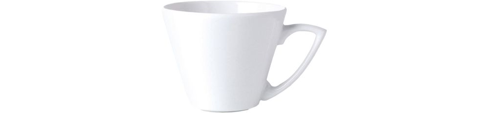 Steelite Tasse Cone 0,23 l weiß Sheer