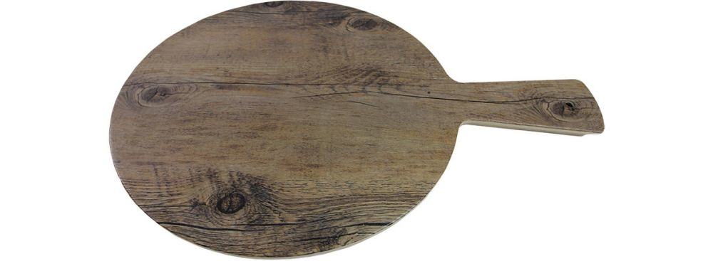 Steelite Servierbrett rund 300 mm mit Griff Driftwood
