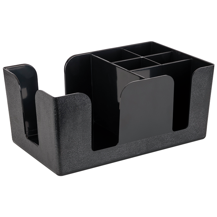Bar-Caddy 24 x 15 cm, H: 11 cm , Schwarz