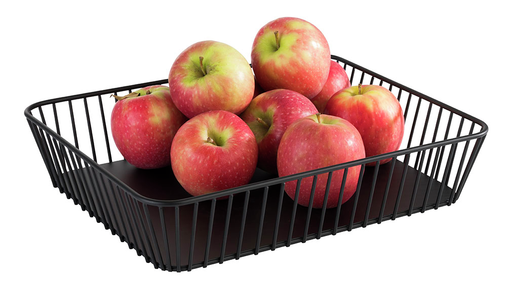 APS GN 1/2 Korb -URBAN- 32,5 x 26,5 cm, H: 7,5 cm , Schwarz