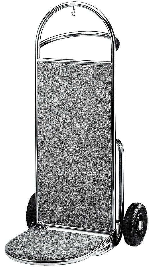 Gepäckkarre aus Edelstahl