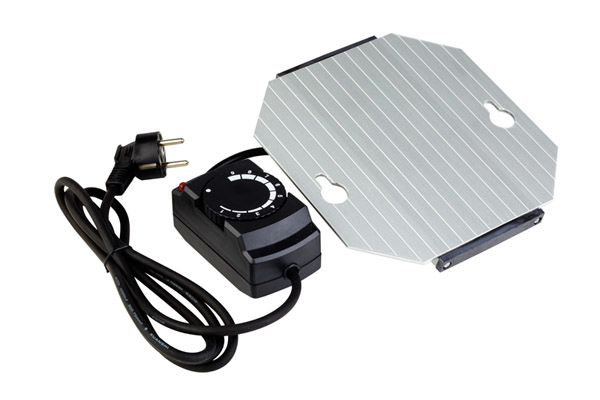 Heizelement für Artikel 11672 21 x 20 cm, H: 6 cm , Edelstahl