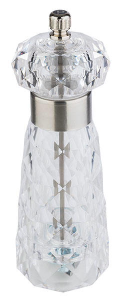 Pfeffermühle -DIAMOND- Ø 6 cm, H: 18 cm