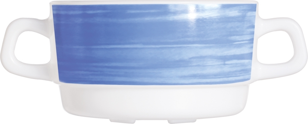 Brush Blue Suppenobertasse stapelbar 32cl *