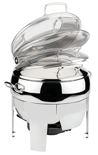 Chafing Dish rund 48 x 42 cm, H: 39 cm , Edelstahl