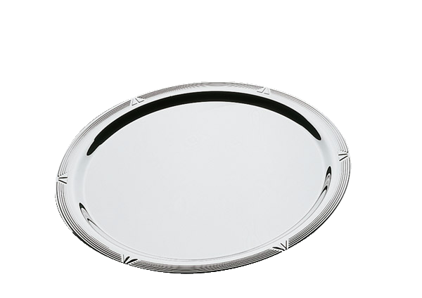 Fleisch- und Gemüseplatte Ø 32 cm, H: 2,6 cm , Edelstahl