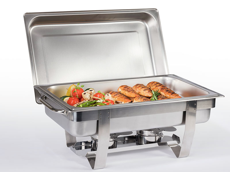 Chafing Dish -CHEF- 61 x 31 cm, H: 30 cm, 9 Liter , Edelstahl