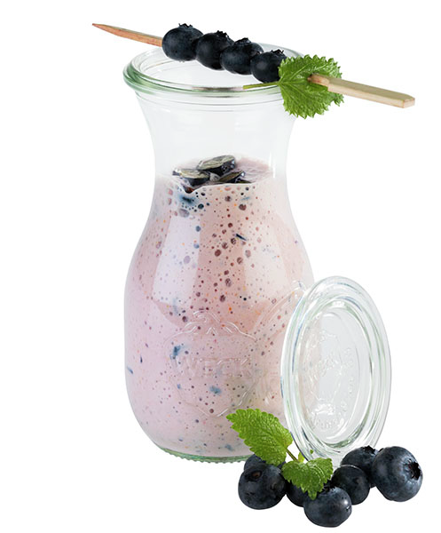 Weck-Saftflasche mit Deckel