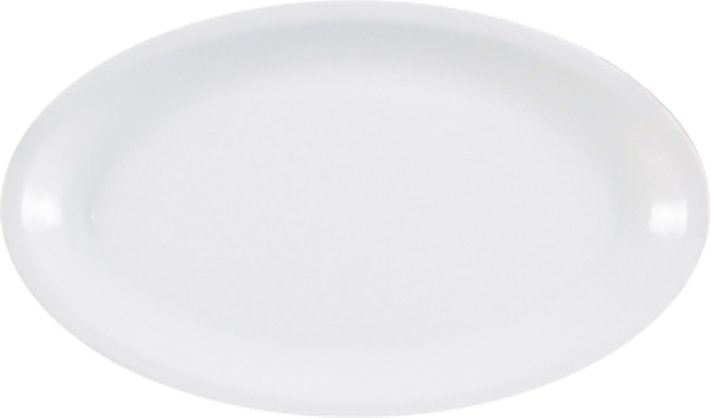 Milano White Platte oval 24cm *