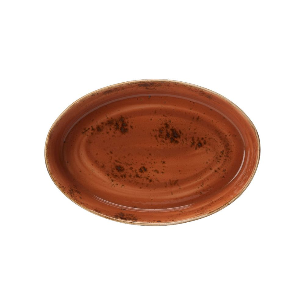 Steelite Form oval 280 x 190 mm / 1,48 l Craft Terracotta