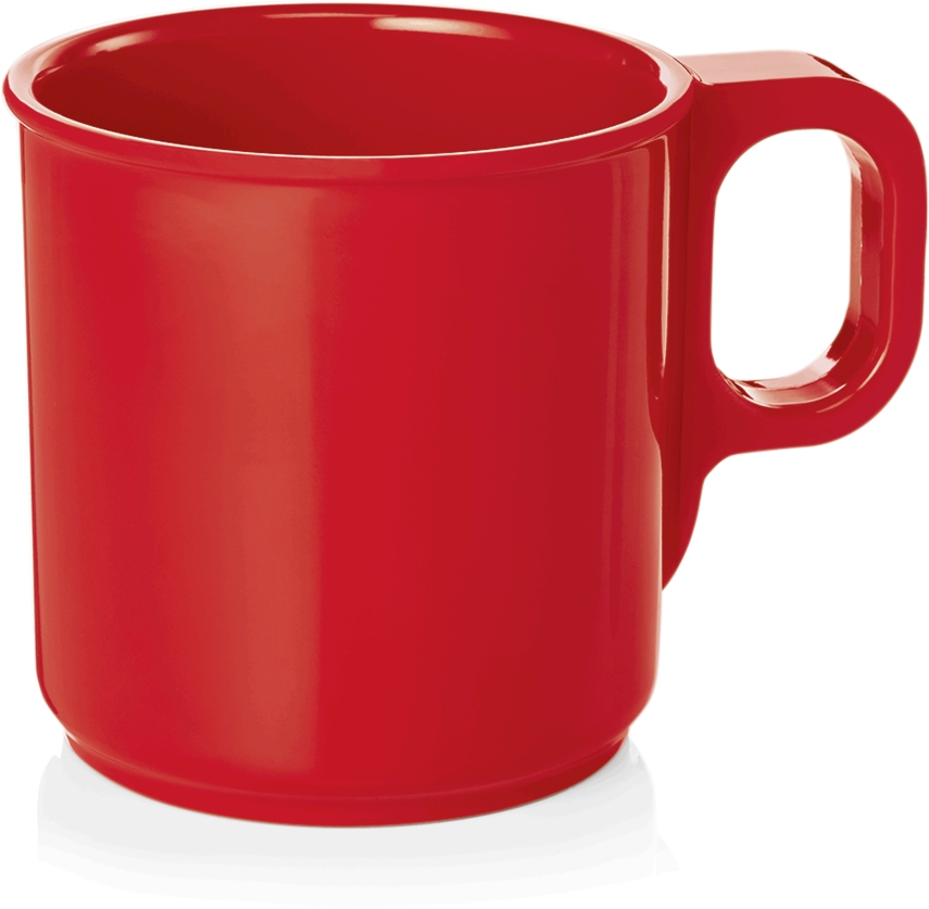 Becher, 0,25 ltr., rot, Melamin