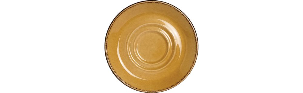 Steelite Espresso-Untertasse 108 mm Mustard Terramesa Mustard