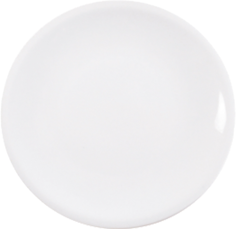 Milano White Teller flach 19cm *