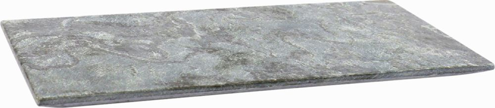 PLAYGROUND Edelschieferplatte rechteckig  silbergrau 36x18 cm