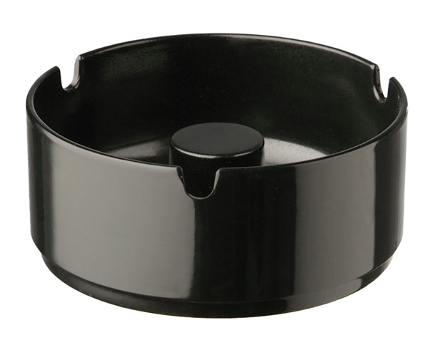 Aschenbecher -CASUAL- Ø 9,5 cm, H: 4,5 cm , Schwarz
