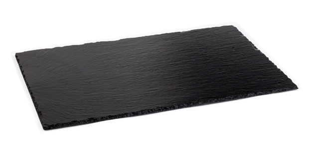 GN 1/4 Naturschieferplatte 26,5 x 16,2 cm , Schwarz