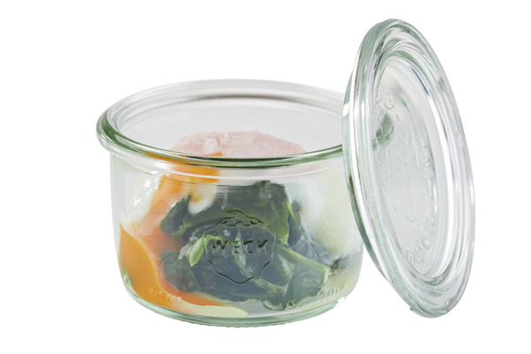 Weck-Glas mit Deckel, 12er Set Ø 9 cm, H: 6 cm