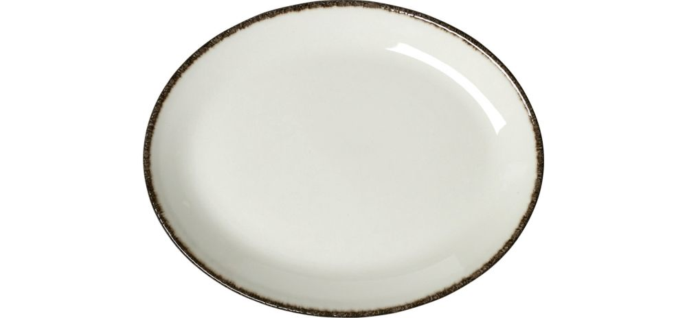 Steelite Coupplatte oval 202 mm Charcoal Dapple Charcoal Dapple