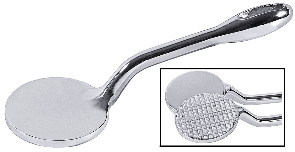 Fleischklopfer 0,75 kg mit geriffelter Fläche