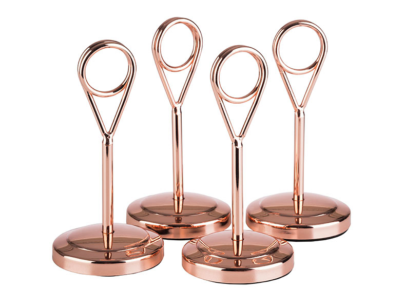 Kartenhalter, 4er Set Ø 5 cm, H: 10,5 cm