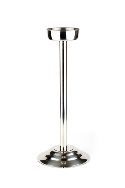 Weinkühler-Ständer Ø Schale 15 cm, H: 68 cm , Edelstahl