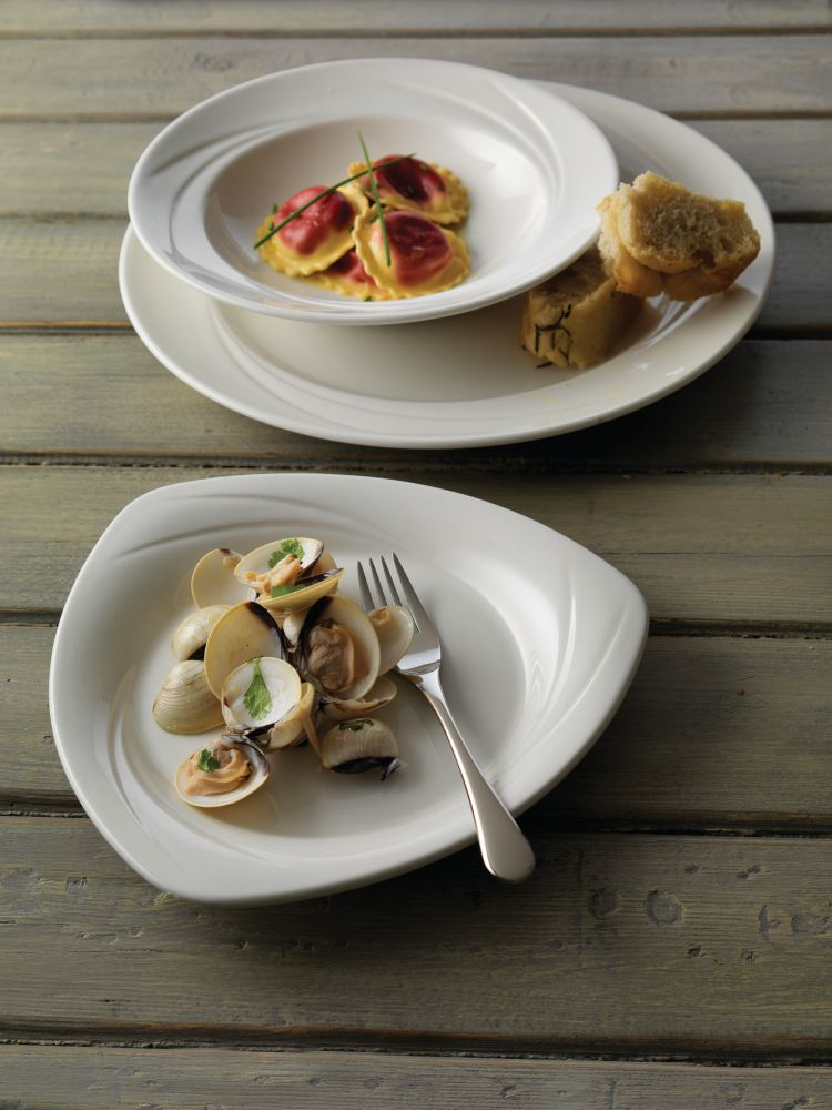 Steelite Suppenteller 240 mm weiß Alvo