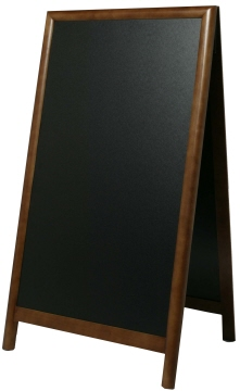 Doppeltafel 120 cm, nussbaum