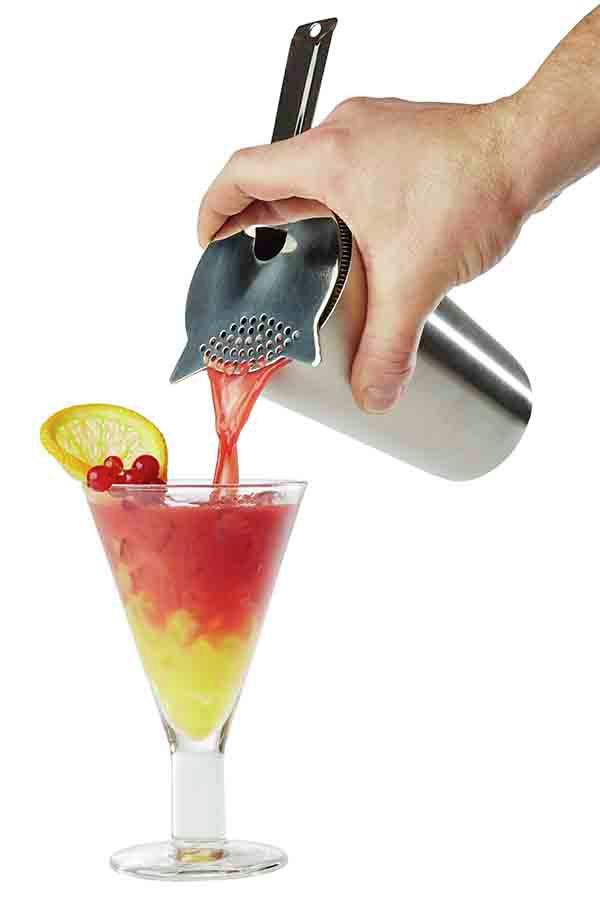 Barsieb Ø 9 cm, Griff: 9 cm , Edelstahl