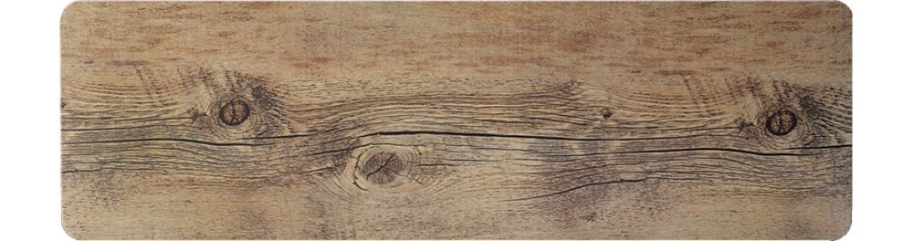 Steelite GN-Platte GN 2/4 530 x 162 mm Holzoptik Driftwood