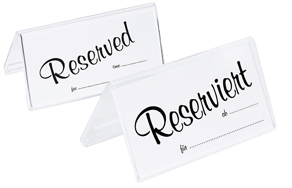 Einschubkarten blanko