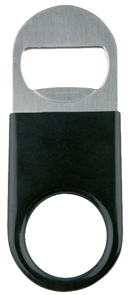Kellner-Flaschenöffner 11 x 4 cm , Schwarz