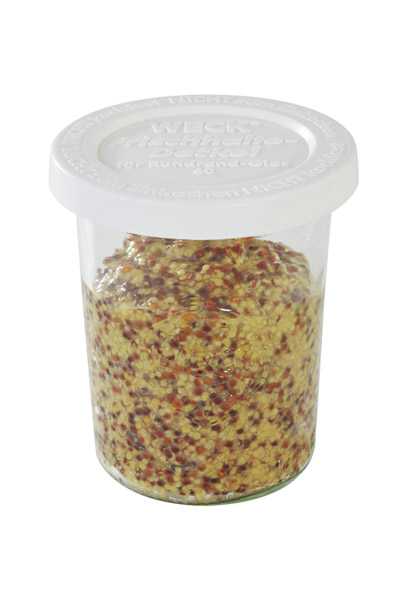 Weck-Frischhaltedeckel,5er Set Ø 7 cm , Weiß