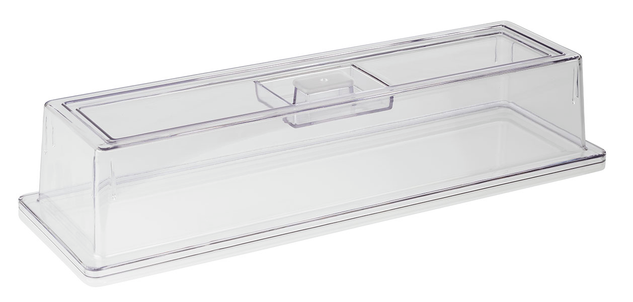 GN 2/4 Abdeckhaube 53 x 16,2 cm, H: 10,5 cm