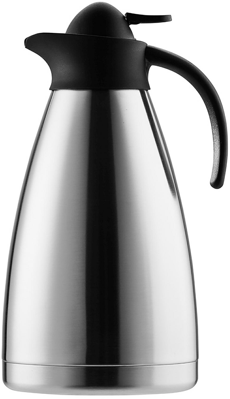 Edelstahl-Isolierkanne 2,0 l DT schwarz - Helios Safir -