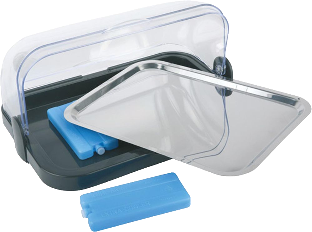 Buffetvitrine, schwarz, Set einfach