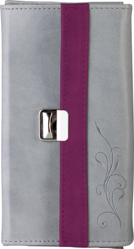 Kellnerbörse "Flora" Aubergine