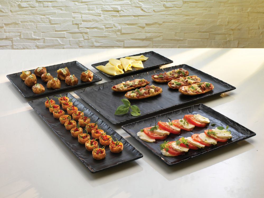 Steelite GN-Platte GN 1/2 325 x 265 mm Melamine Gastronorm Slate