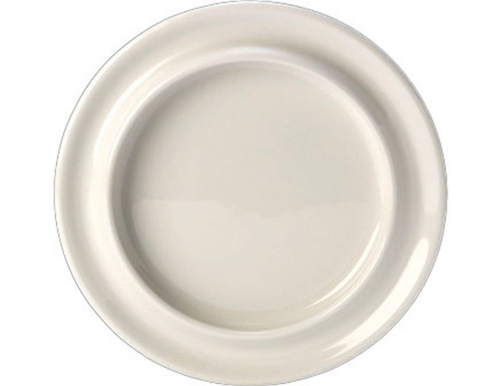 Steelite Teller 216 mm weiß mit grünem Rand Rio Green