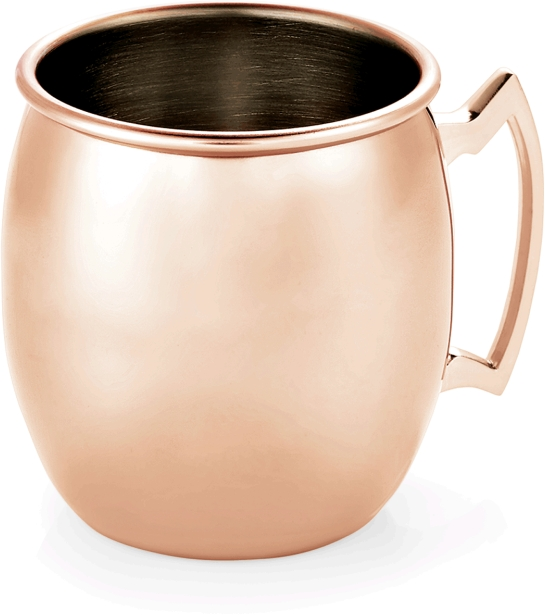 Moscow Mule Becher, 0,414 ltr., glatt, Kupferoptik