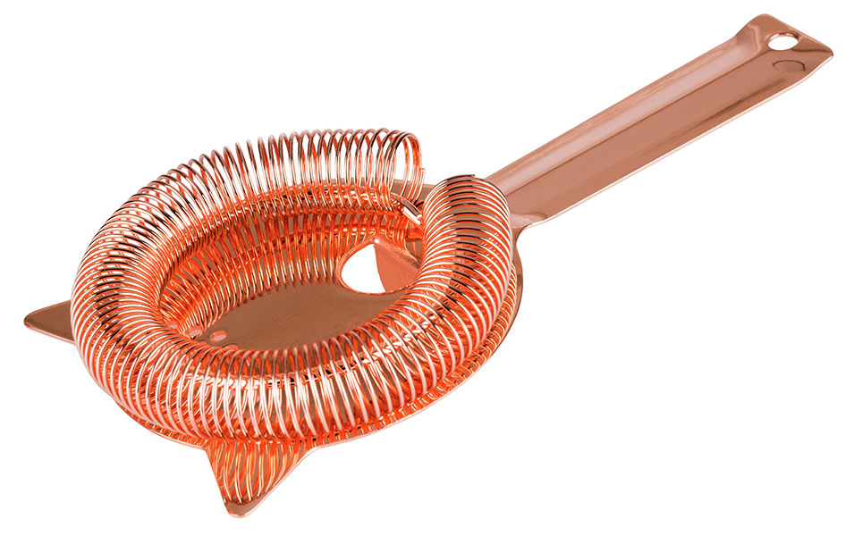 Barsieb Ø 9 cm, Griff: 9 cm , Kupfer